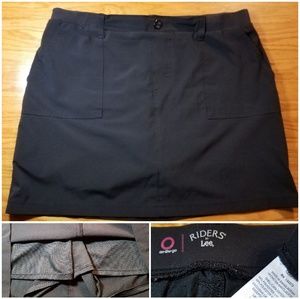 Lee Rider wicking stretch skort EUC loose undersho